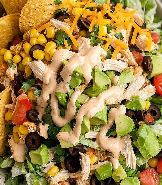 Steps To Make Chicken Taco Salad