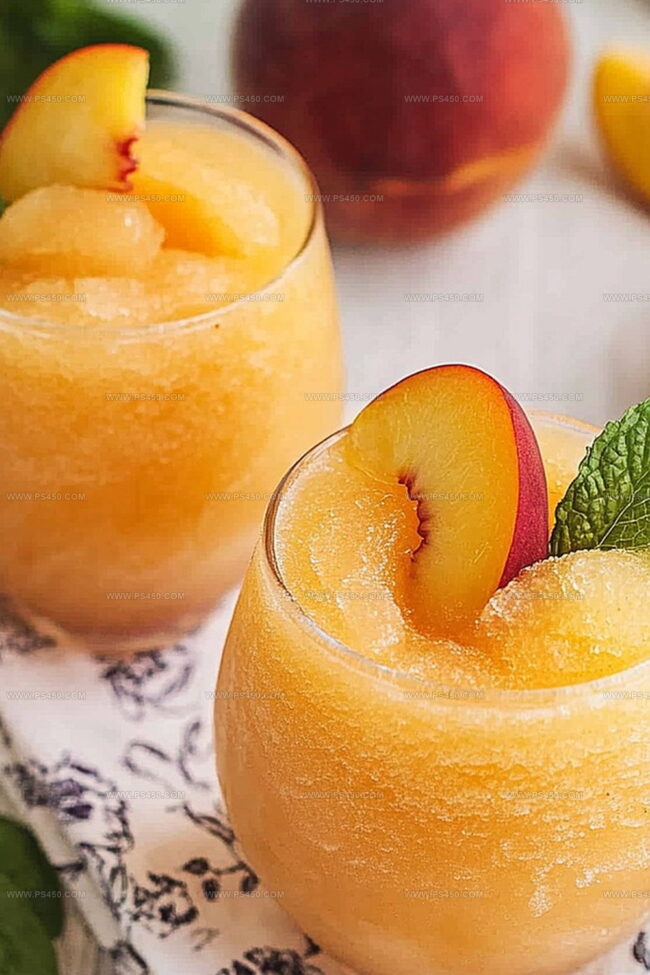 Why Peach Wine Slushies Are A Cool Favorite