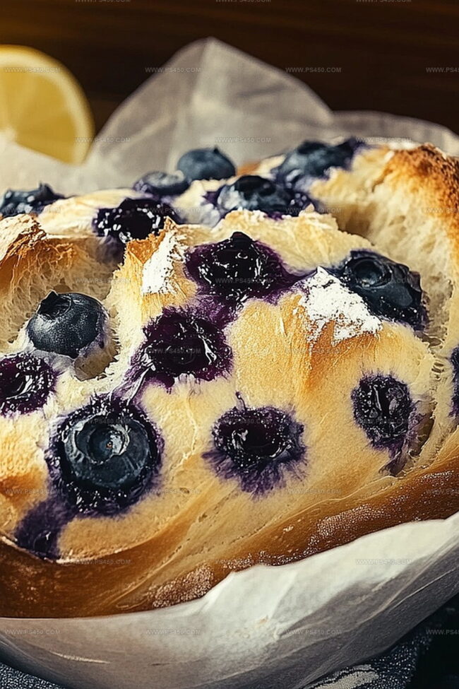Why Lemon Blueberry Sourdough Bread Is Bright, Tart, And Soft