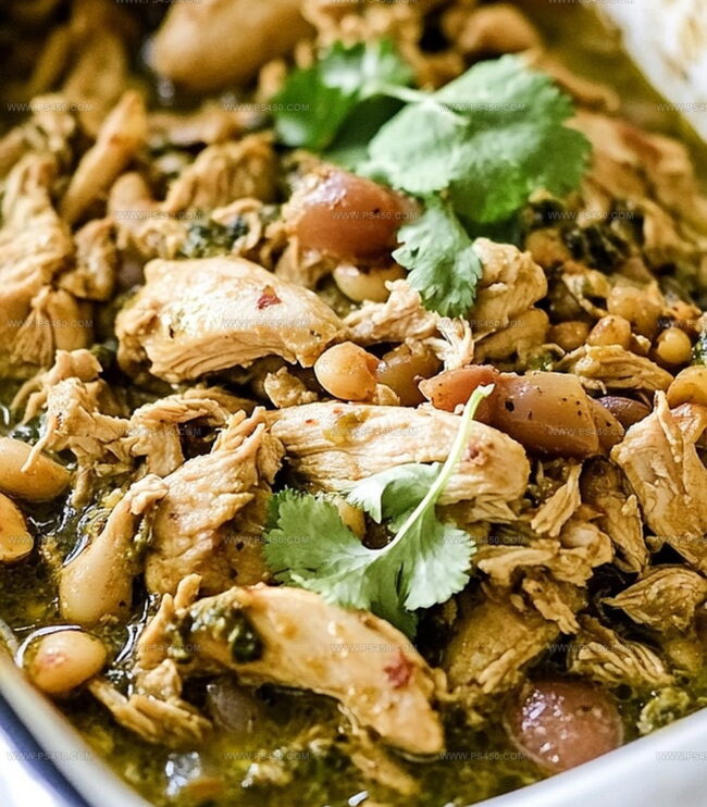 Smoked Chicken Chile Verde Recipe Instructions