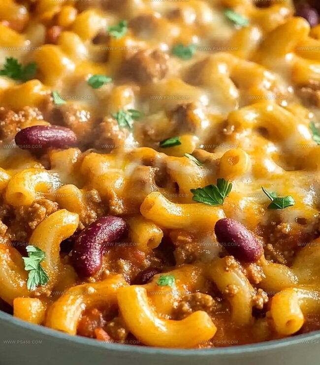Steps To Make Hearty Chili Mac