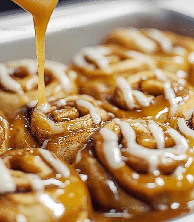 Making Caramel Apple Cinnamon Rolls: Full Directions