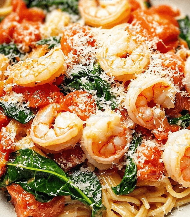 How to Build Layers of Flavor in Shrimp Spinach Pasta