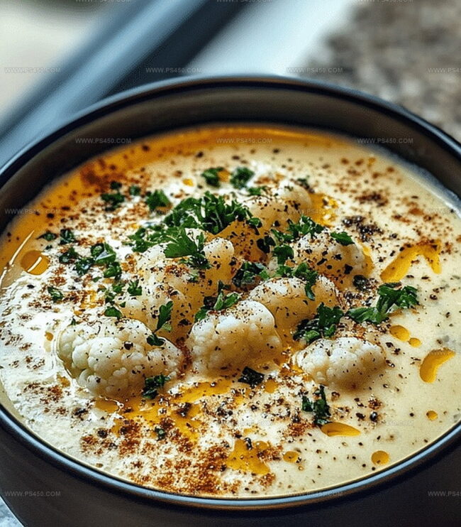 How to Make Cauliflower Soup Warm and Velvety
