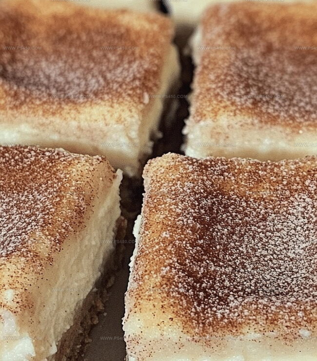 Prep & Cook: Cinnamon Churro Cheesecake Bars