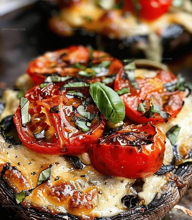 How to Bake Caprese Stuffed Mushrooms