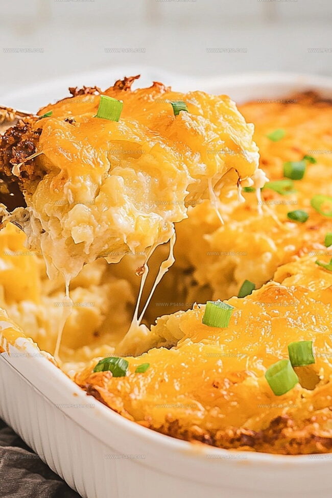 Why Cheesy Potato Casserole Hits The Spot