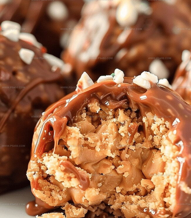 Directions for Rolling and Coating Peanut Butter Balls