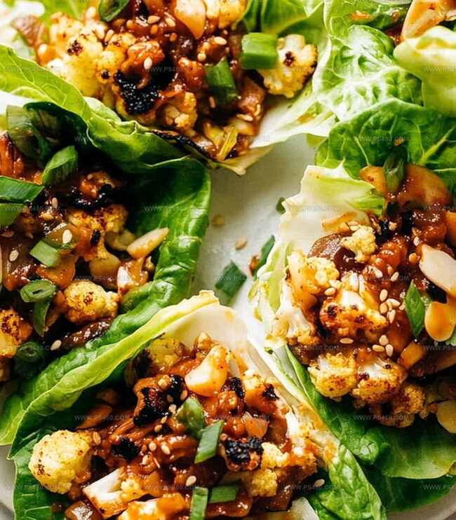 Instructions To Make Cauliflower Wraps With A Kick