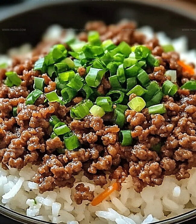How To Build A Korean Ground Beef Bowl Step By Step