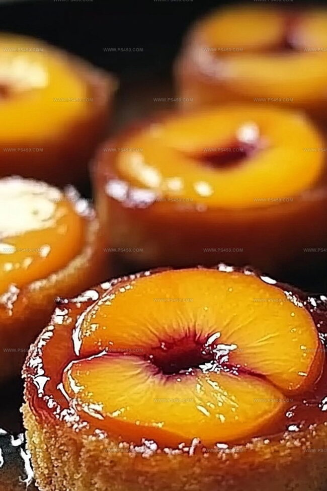 Why Peach Upside-Down Mini Cakes Are Sweet And Simple