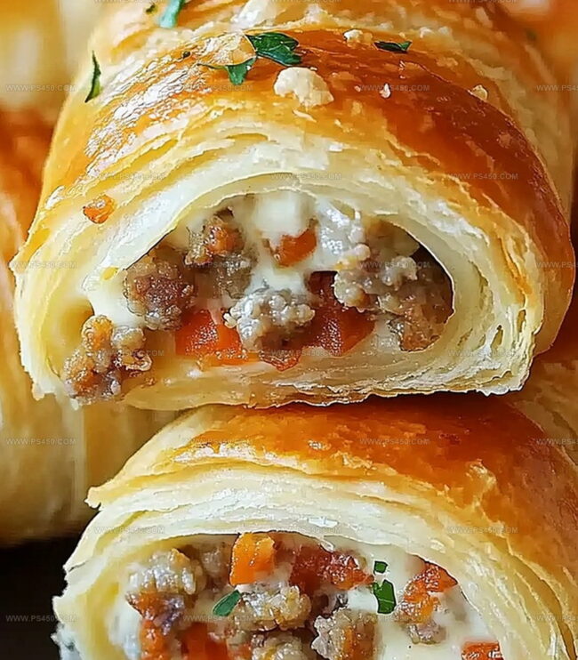Easy Instructions For Savory Rotel Sausage & Cream Cheese Crescent Rolls Recipe