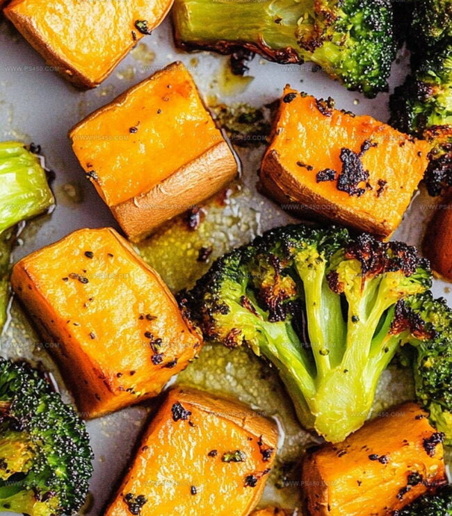 How To Roast Broccoli And Sweet Potatoes Recipe