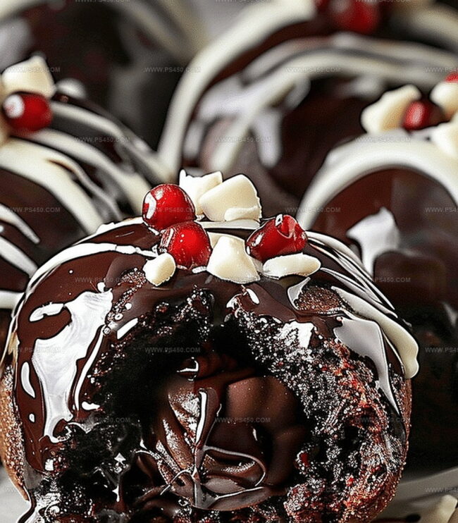 How to Make Gooey Black Forest Brownie Bombs