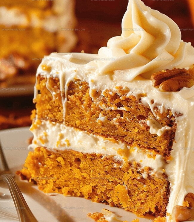 How to Make Pumpkin Cake with Cream Cheese Frosting