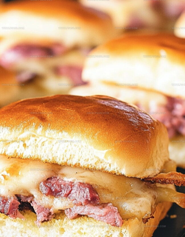 Why Baked Reuben Sliders Are Always A Hit