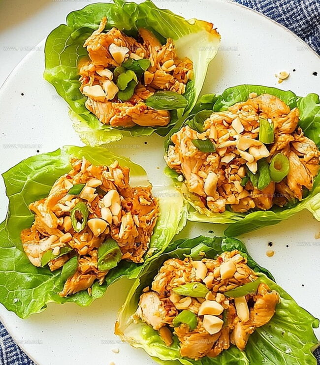 Easy Guide To Make Low Carb Thai Chicken Lettuce Wraps