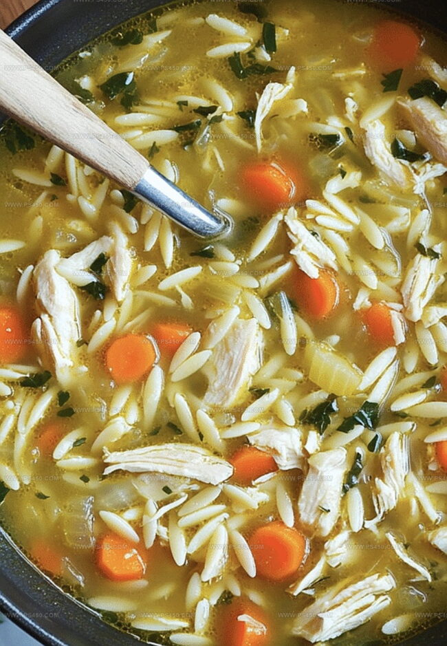 Why Lemon Chicken Orzo Soup Tastes Bright And Balanced