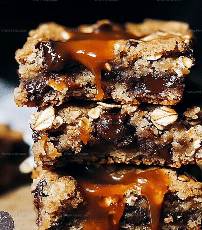 Layer and Bake Salted Caramel Cookie Bars