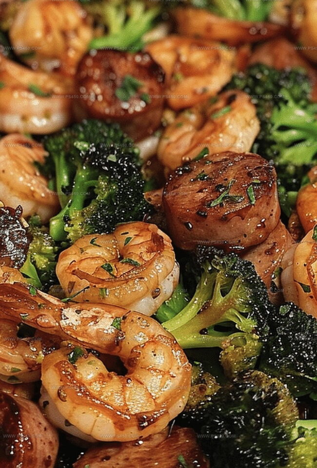 Why Honey Garlic Shrimp, Sausage & Broccoli Is A Flavor Bomb