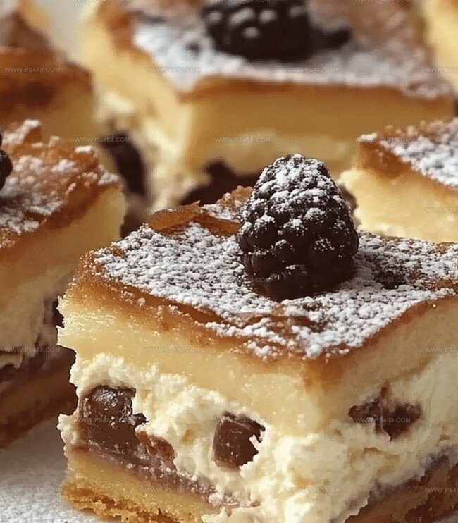 How to Make and Chill Ricotta Cannoli Squares