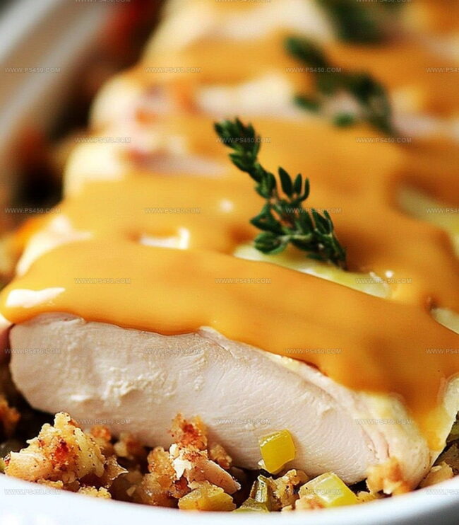 Steps To Make Turkey & Stuffing Roll Ups