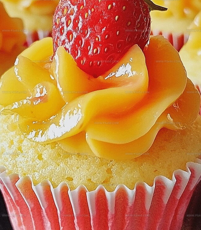 Bake and Frost Your Strawberry Mango Cupcakes with Ease