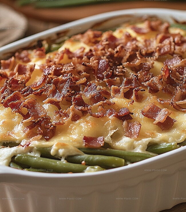 Easy Steps For Cream Cheese And Bacon Green Bean Casserole Recipe
