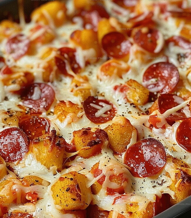 How to Cook a Crispy and Cheesy Pizza Tot Casserole