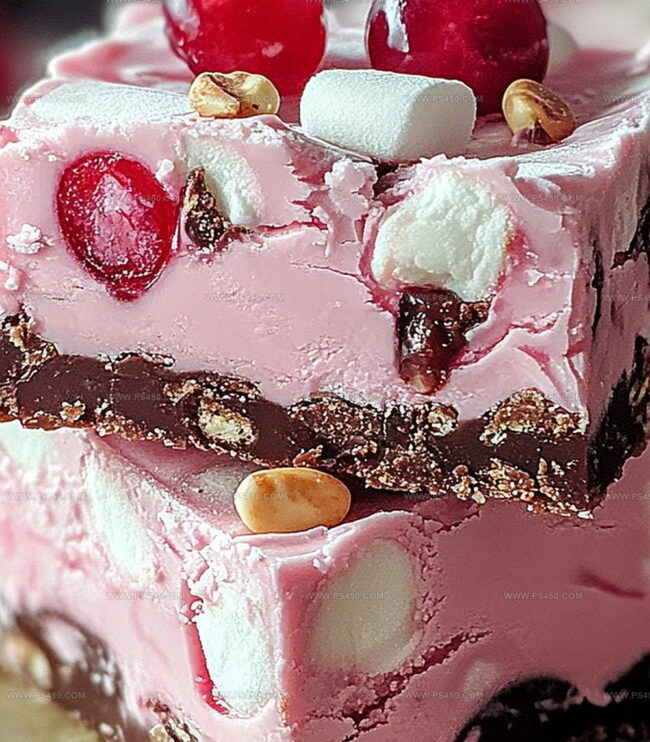 Easy Steps For Cherry Marshmallow Fudge Bars