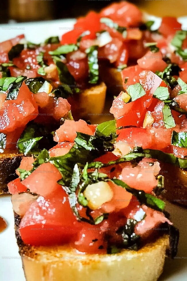 Why Easy Bruschetta Is Always A Crowd-Pleaser
