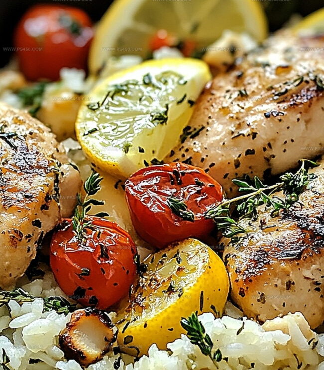 Simple Steps To Make Greek Chicken And Lemon Rice