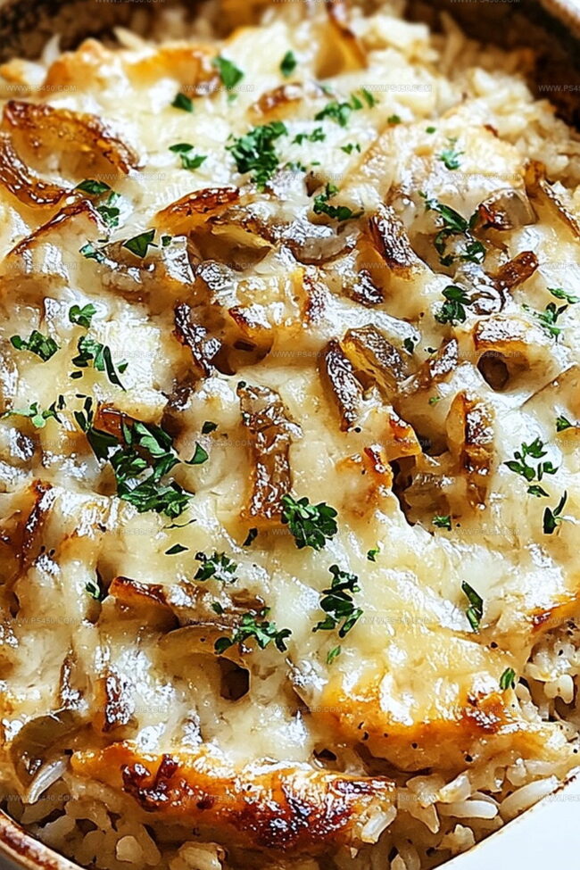 Why French Onion Chicken Rice Is Savory And Soothing