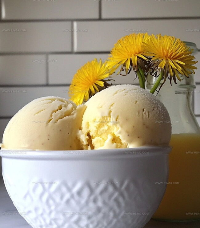 How To Make Dandelion And Honey Ice Cream