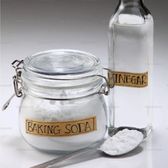 White Vinegar/Apple Cider Vinegar and Baking Soda