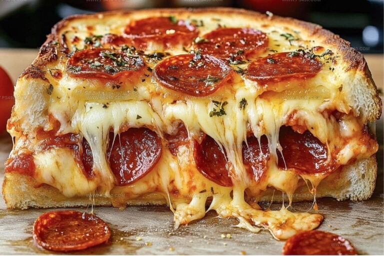 Gooey Pizza Grilled Cheese Sandwich Recipe