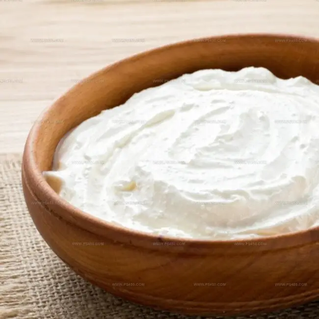 Milk/Water and Sour Cream